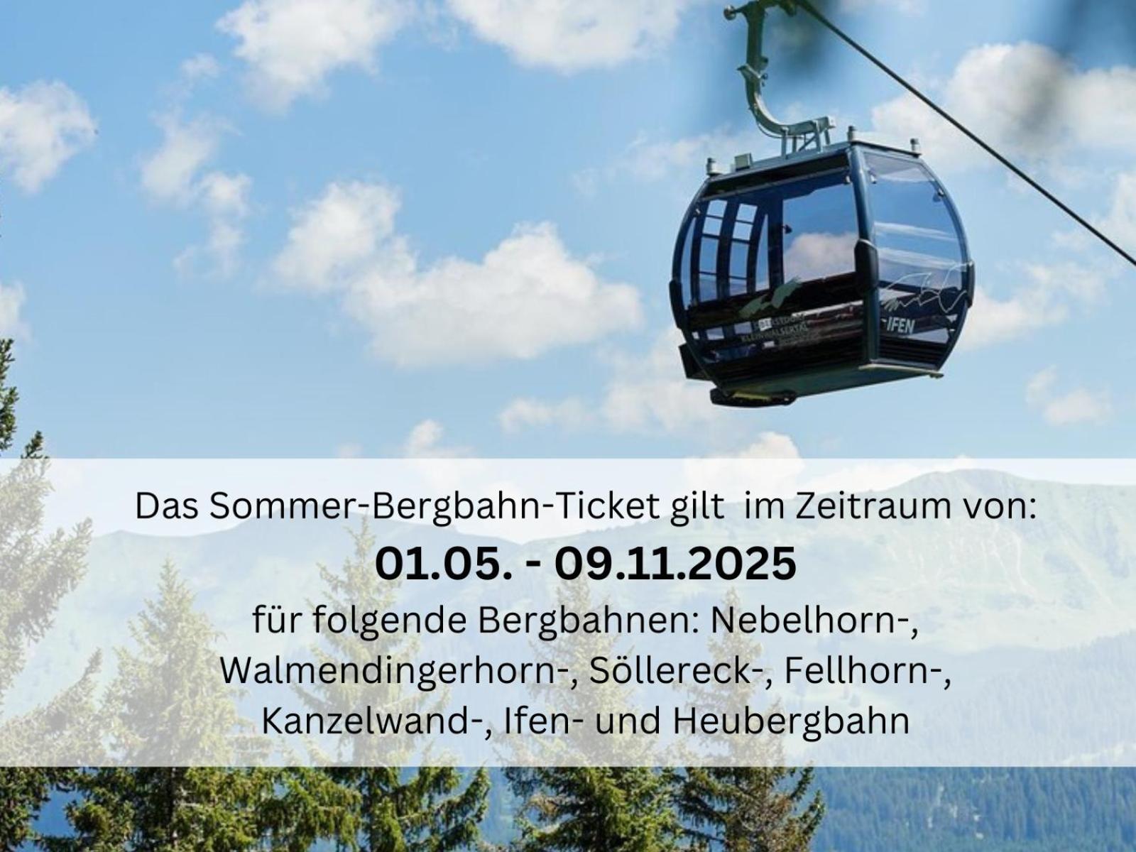Bergfex Gaisalphorn Mit Sommer-Bergbahnticket Oberstdorf Eksteriør billede